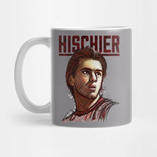 Nico Hischier New Jersey Sketch Mug